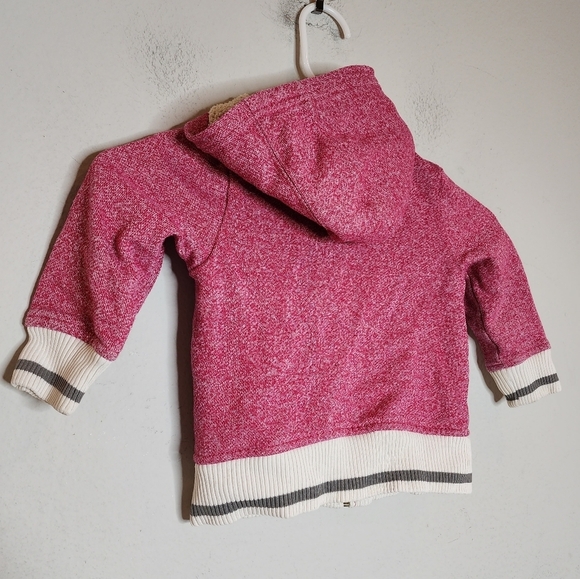 Roots Canada Baby Roots pink zip up hoodie.  18-24 months - Picture 14 of 15